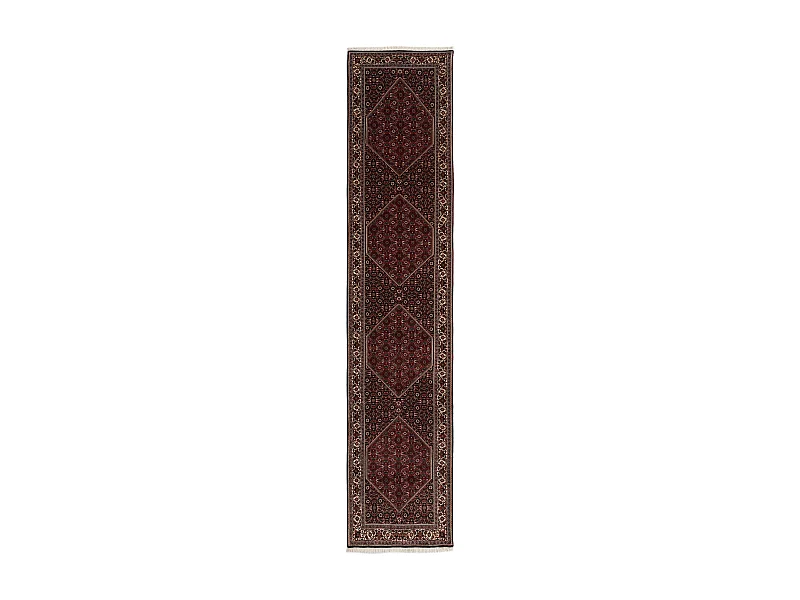 Tapis de couloir en laine 85x409 rouge Bidjar