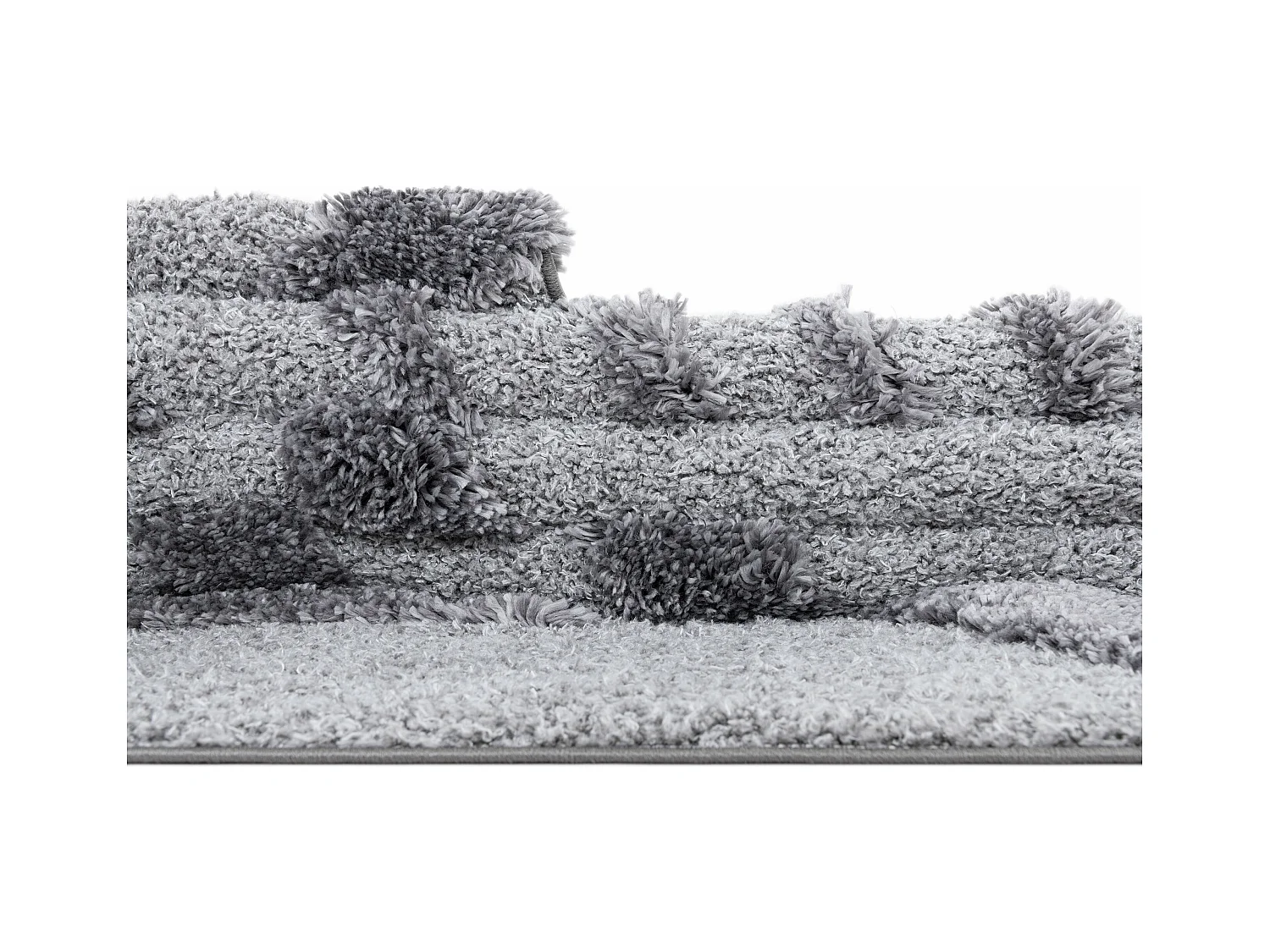 Hoogpolig tapijt 245x160 Grijs Thun Avis