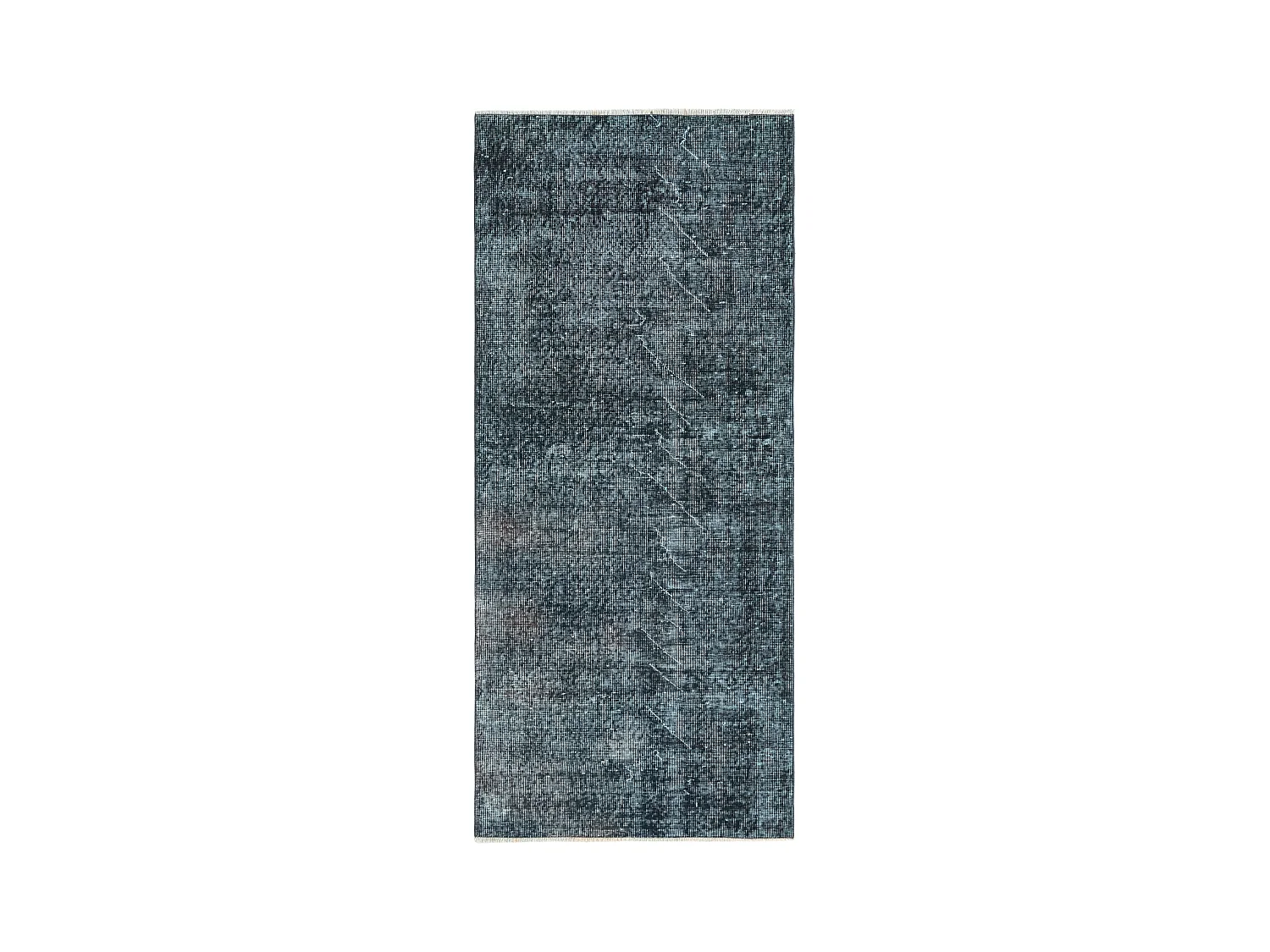Wollteppich 84x193 Schwarz Ultra Vintage