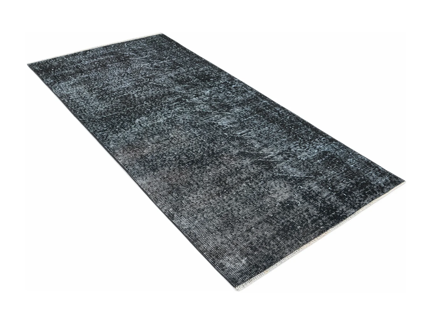 Tapis de laine 84x193 noir Ultra Vintage
