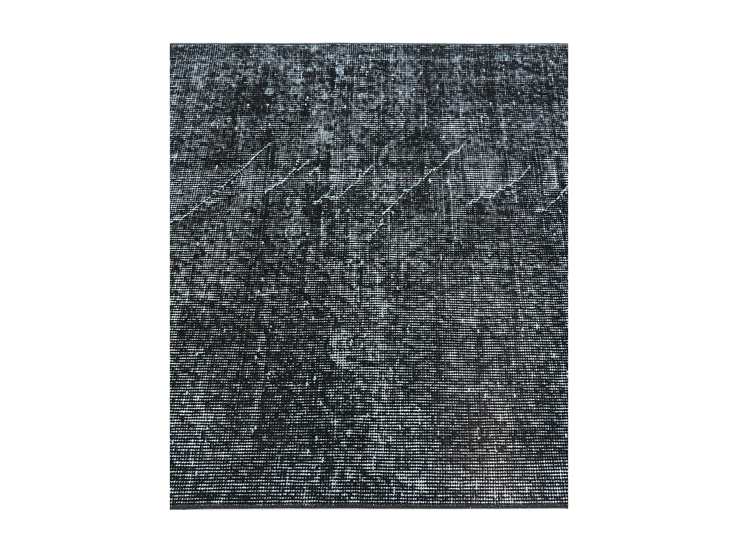 Tapis de laine 84x193 noir Ultra Vintage