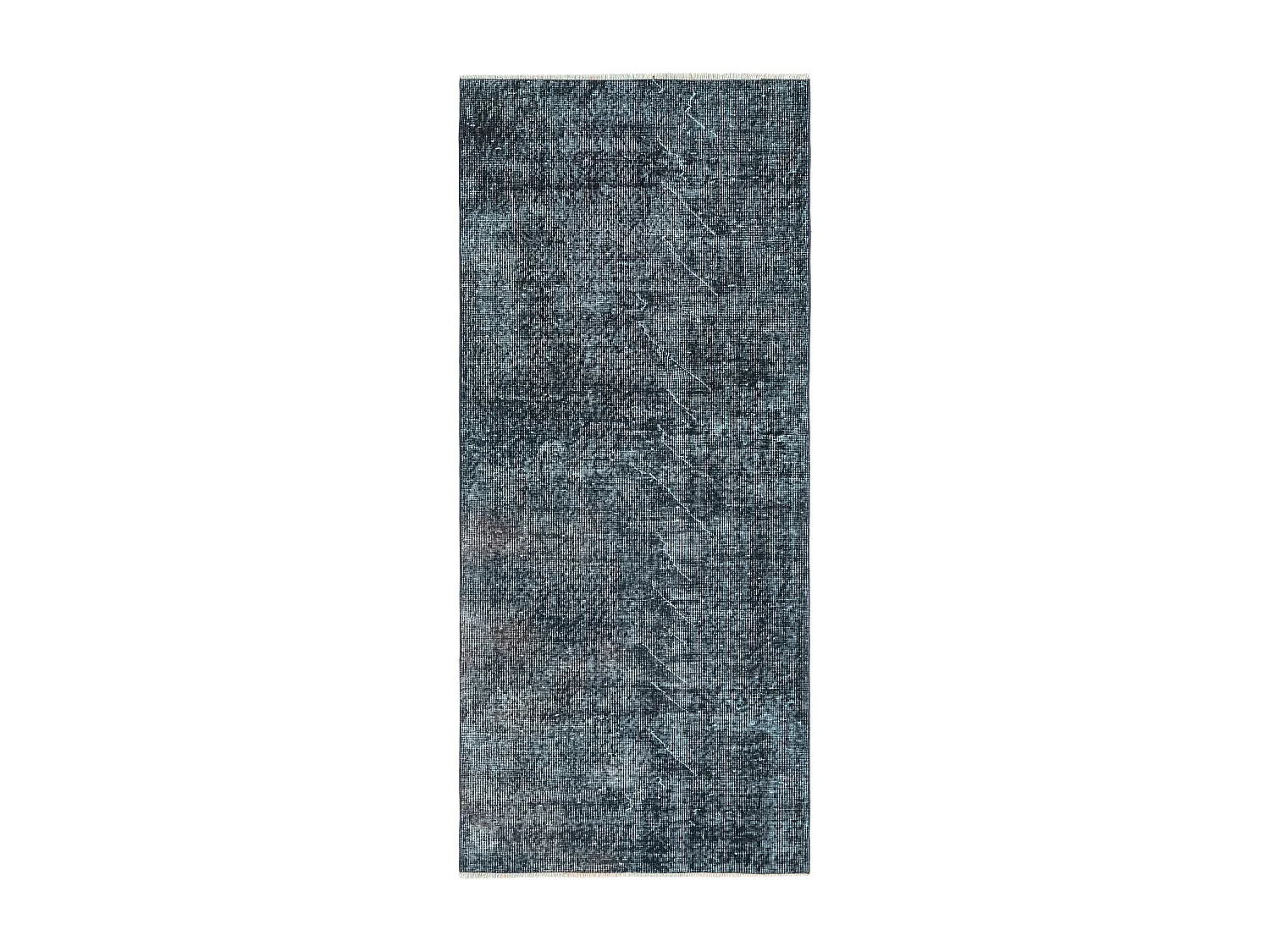 Tapis de laine 84x193 noir Ultra Vintage
