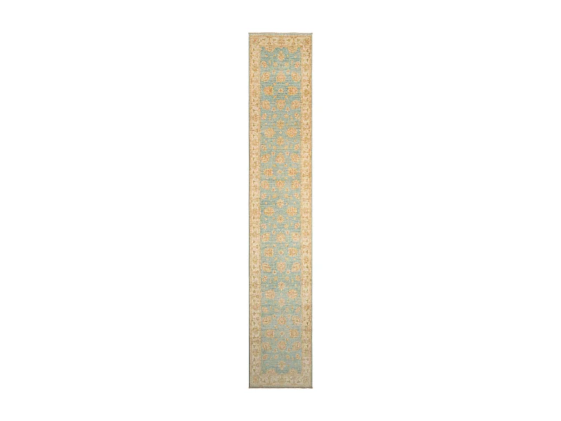 Tapis de couloir en laine 78x447 beige Kaizar