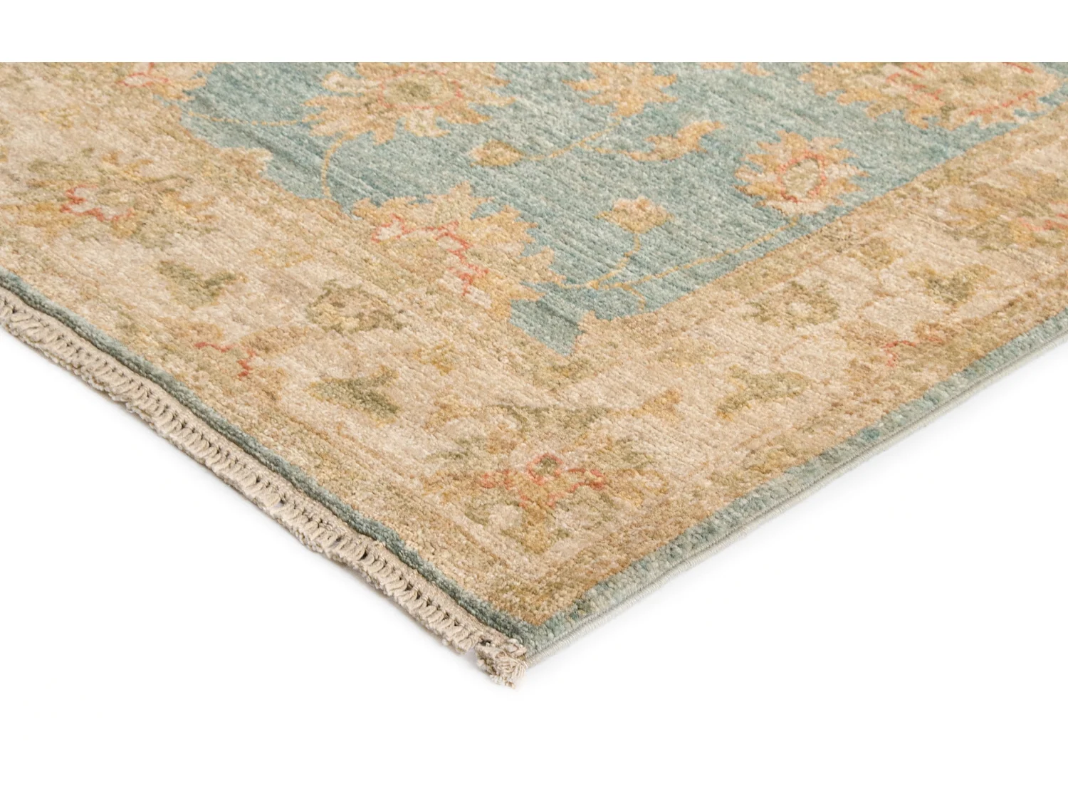 Tapis de couloir en laine 78x447 beige Kaizar