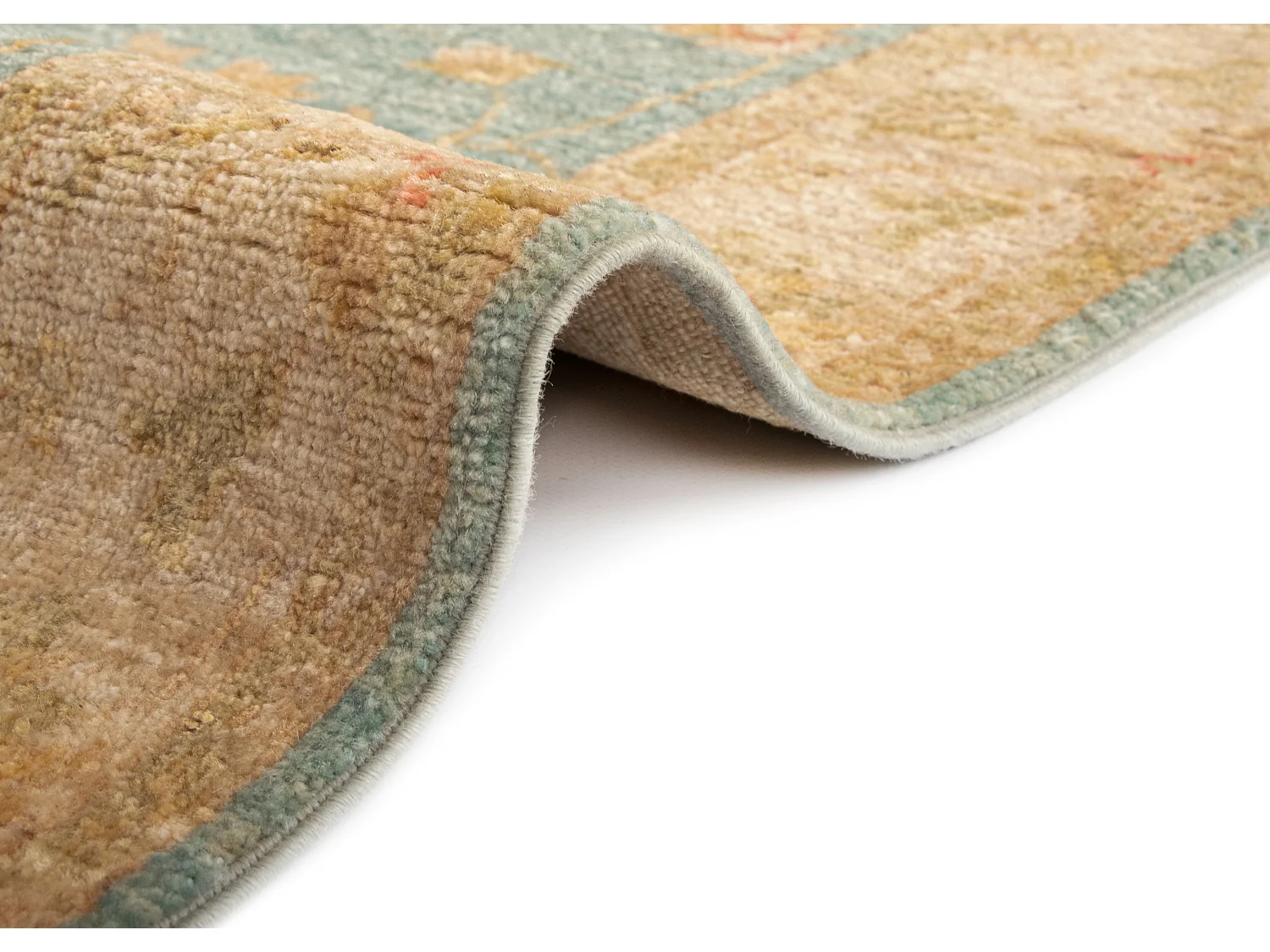 Tapis de couloir en laine 78x447 beige Kaizar