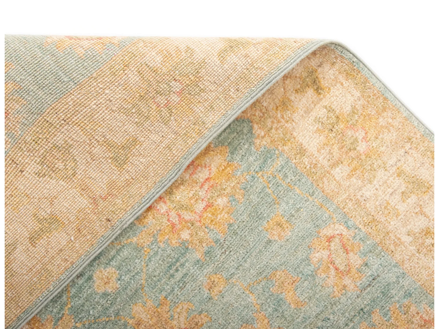 Tapis de couloir en laine 78x447 beige Kaizar