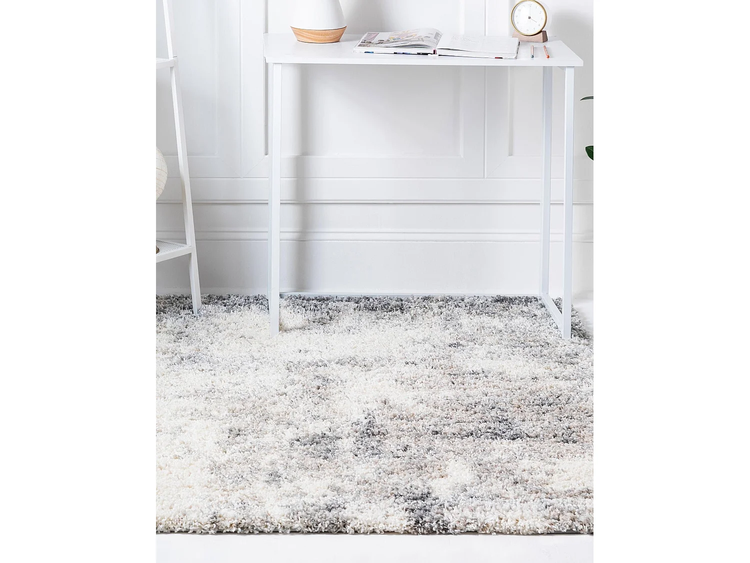 Tappeto shaggy  240x240 beige - grigio Lachen Haze