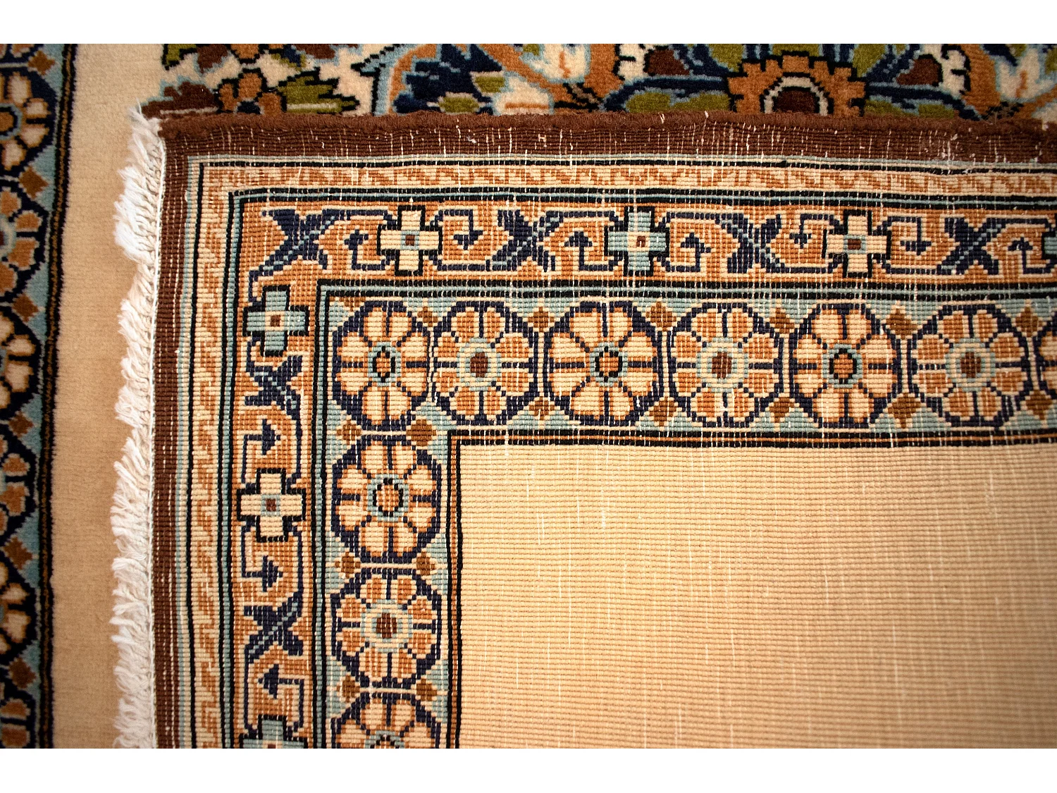 Tappeto in lana 75x118 beige Ghom