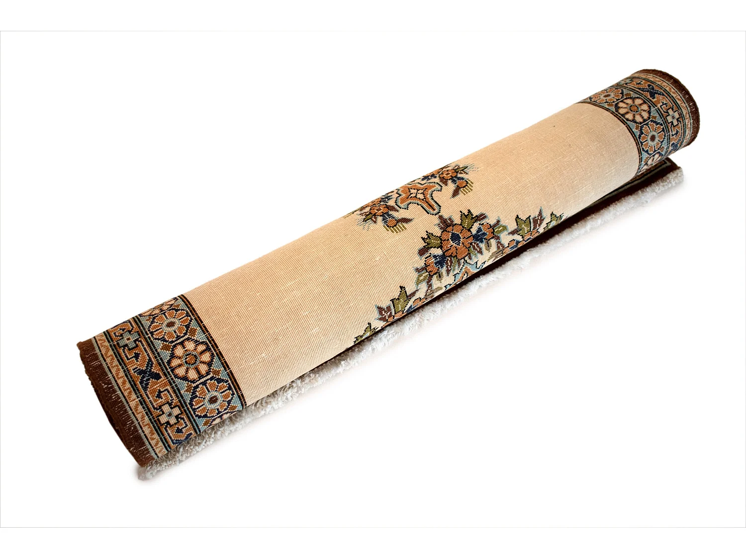 Tappeto in lana 75x118 beige Ghom