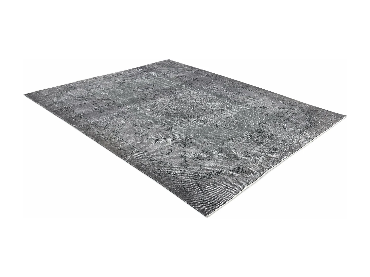 Tapis de laine 175x274 gris Ultra Vintage