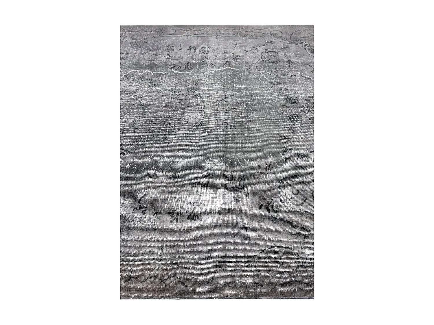 Tapis de laine 175x274 gris Ultra Vintage