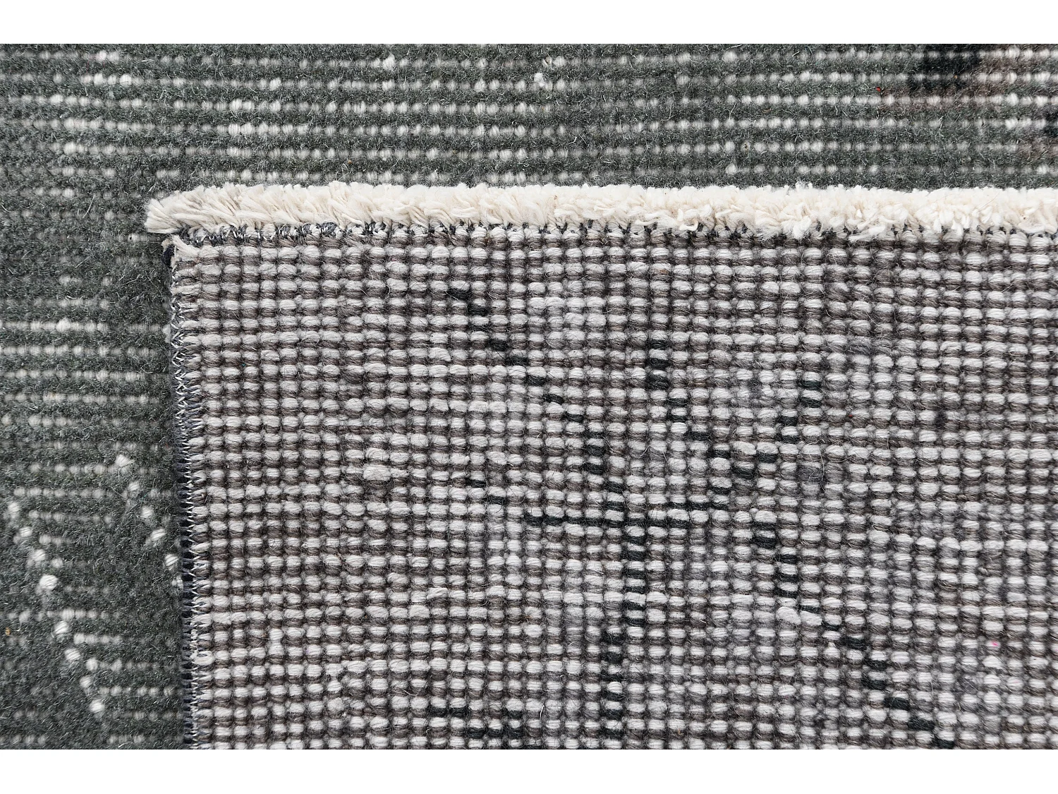 Tapis de laine 175x274 gris Ultra Vintage