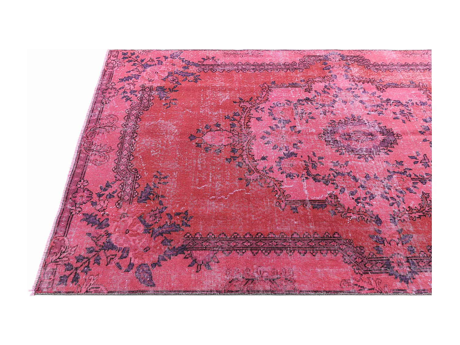 Wollteppich 147x264 Lila Ultra Vintage