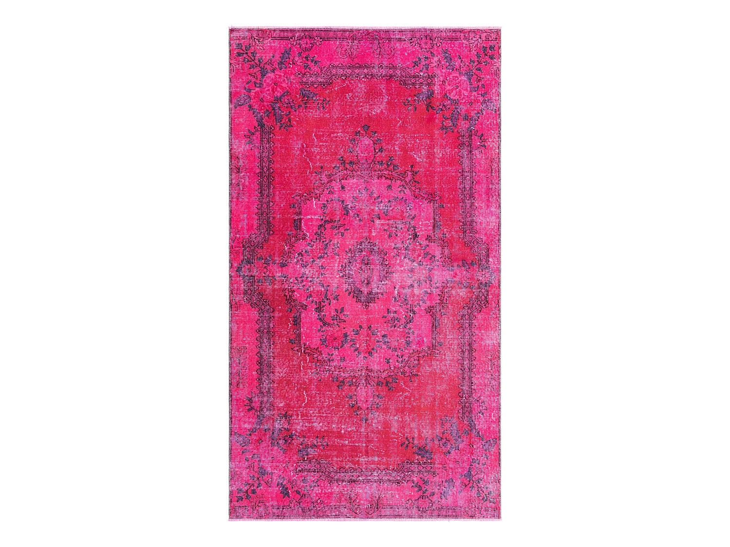 Tapis de laine 147x264 Violet Ultra Vintage