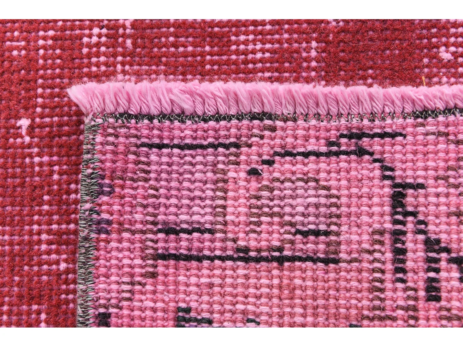 Tapis de laine 147x264 Violet Ultra Vintage