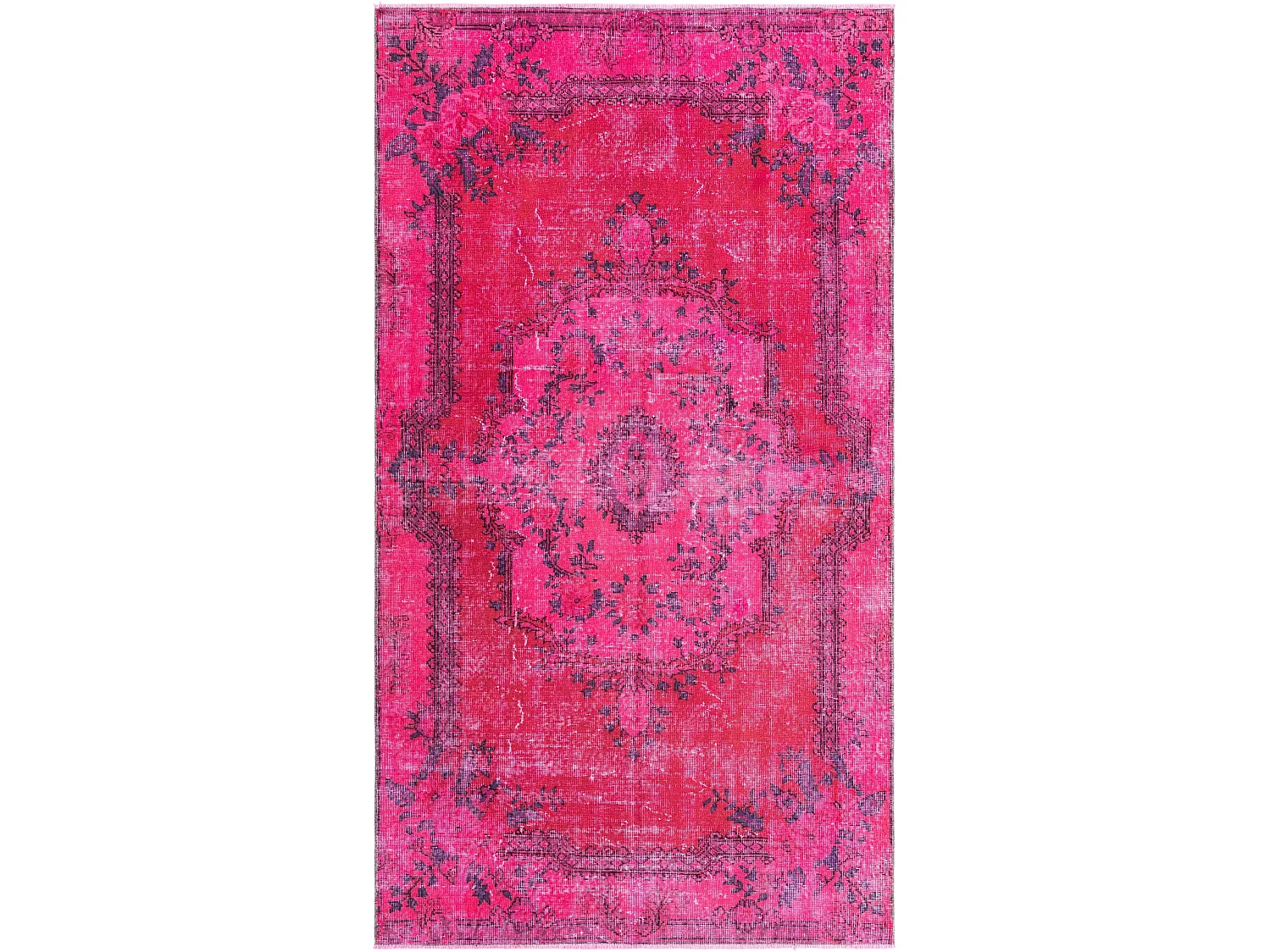 Tapis de laine 147x264 Violet Ultra Vintage