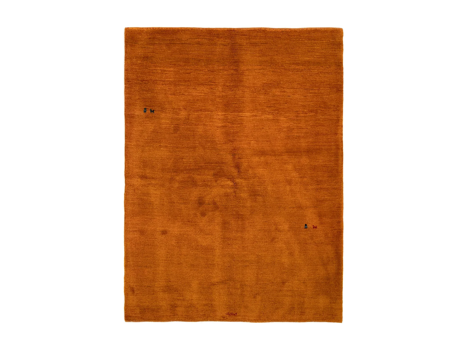 Tapis de laine 174x234 orange Gabbeh