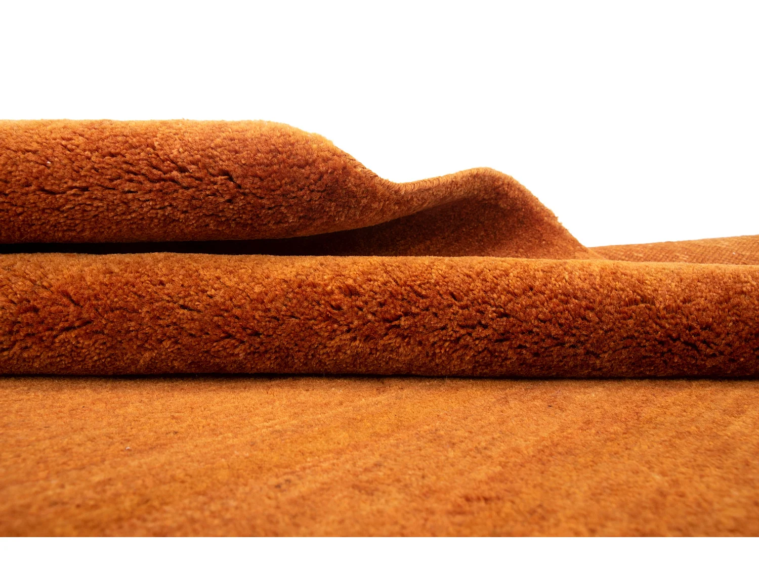 Tapis de laine 174x234 orange Gabbeh