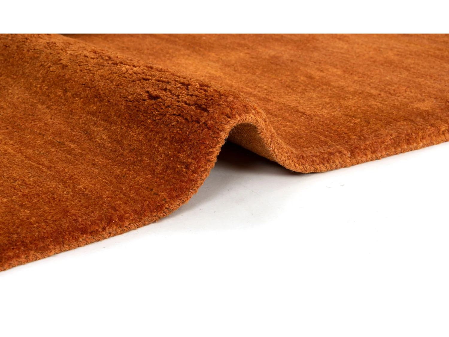 Tapis de laine 174x234 orange Gabbeh