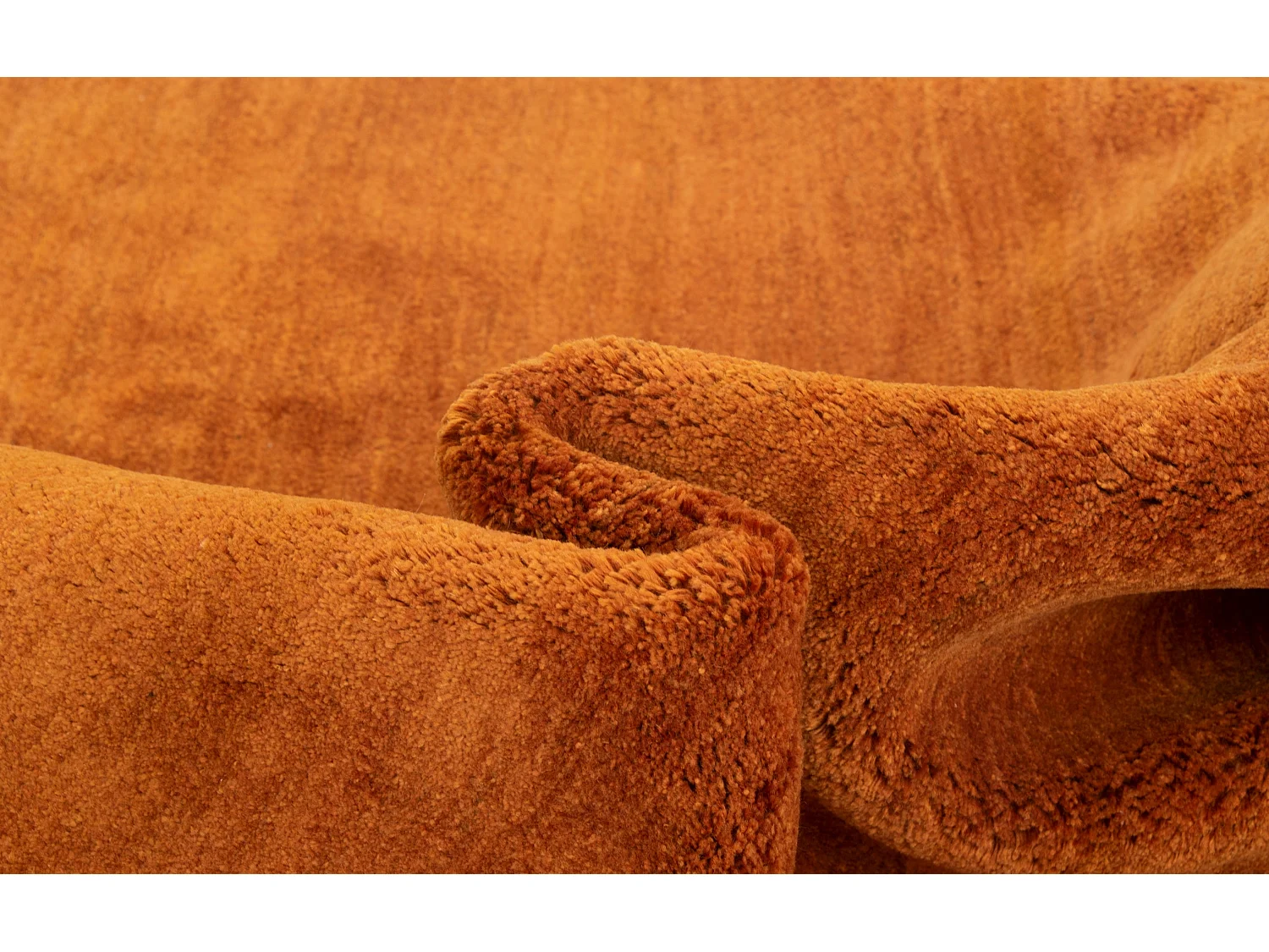 Tapis de laine 174x234 orange Gabbeh