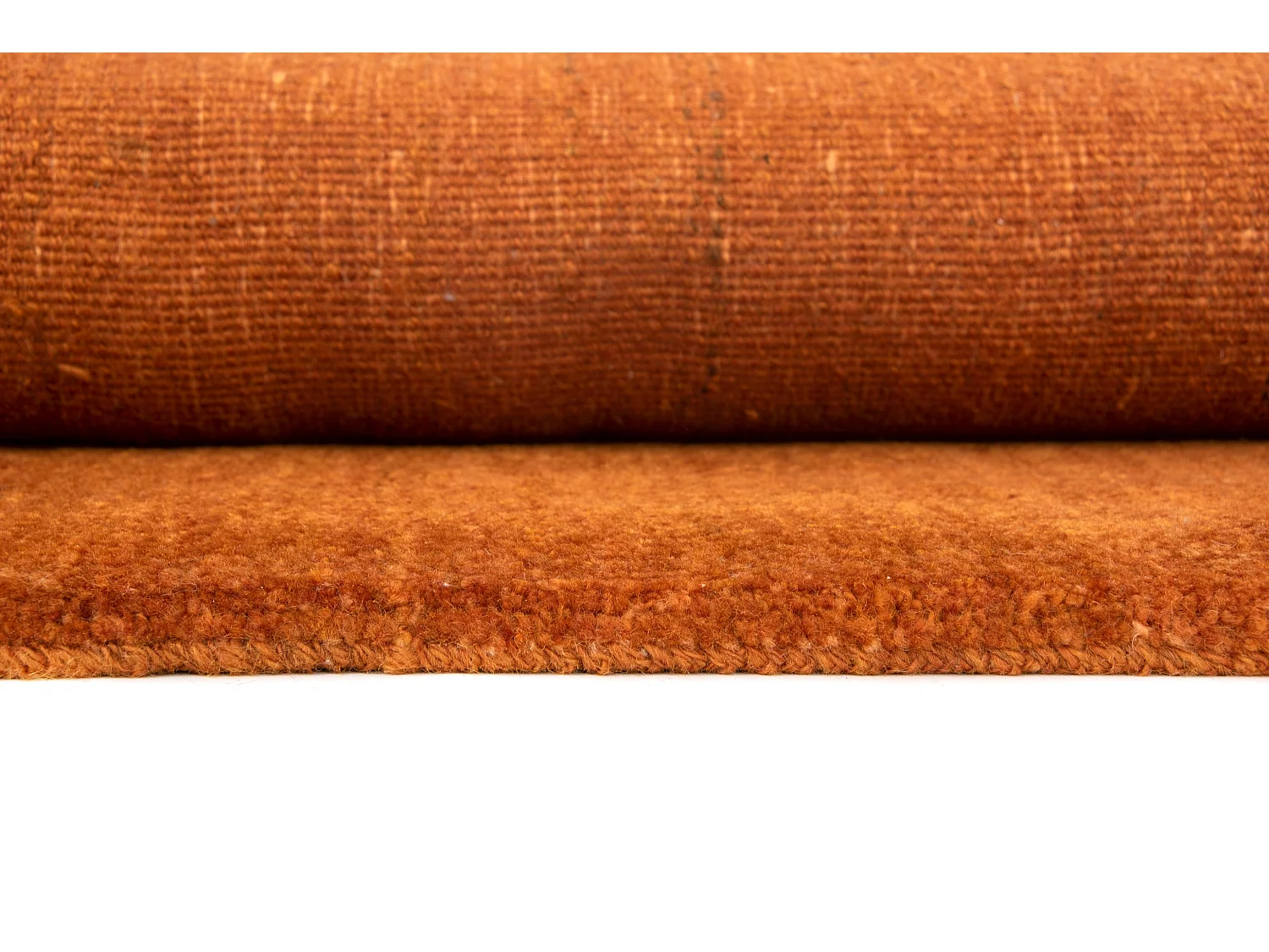 Tapis de laine 174x234 orange Gabbeh