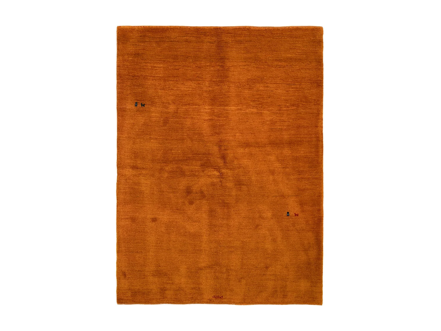 Tapis de laine 174x234 orange Gabbeh