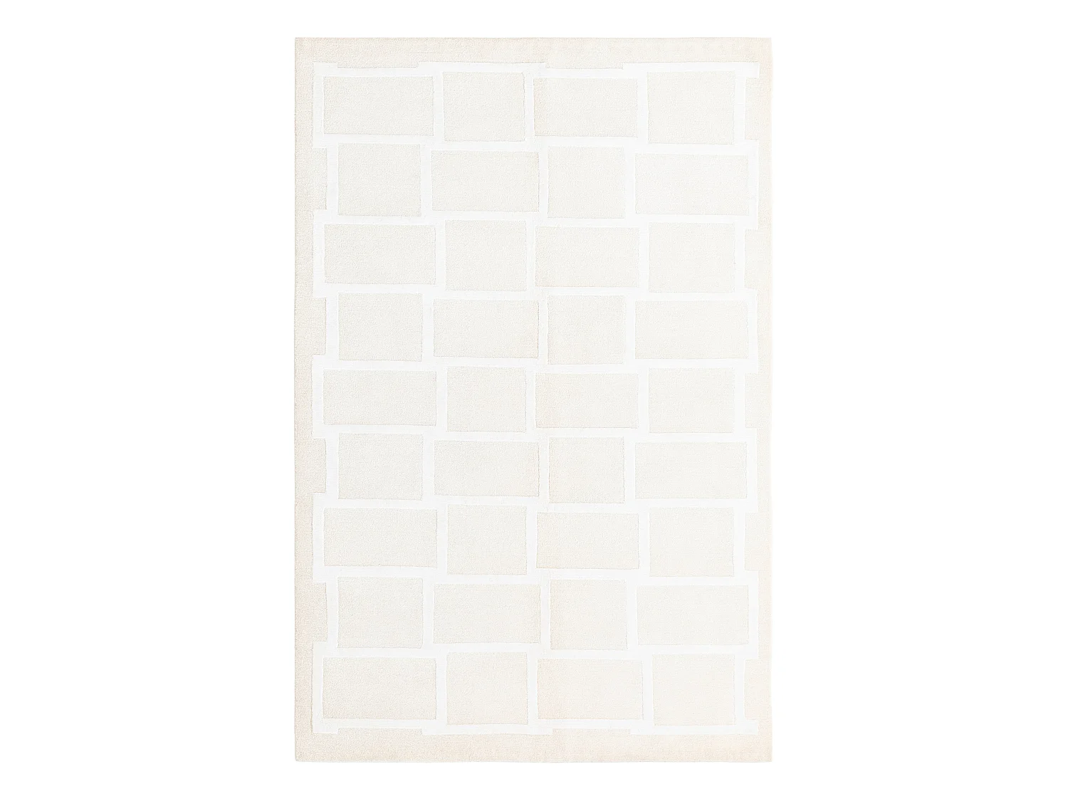Tapis de laine 119x183 beige Darya