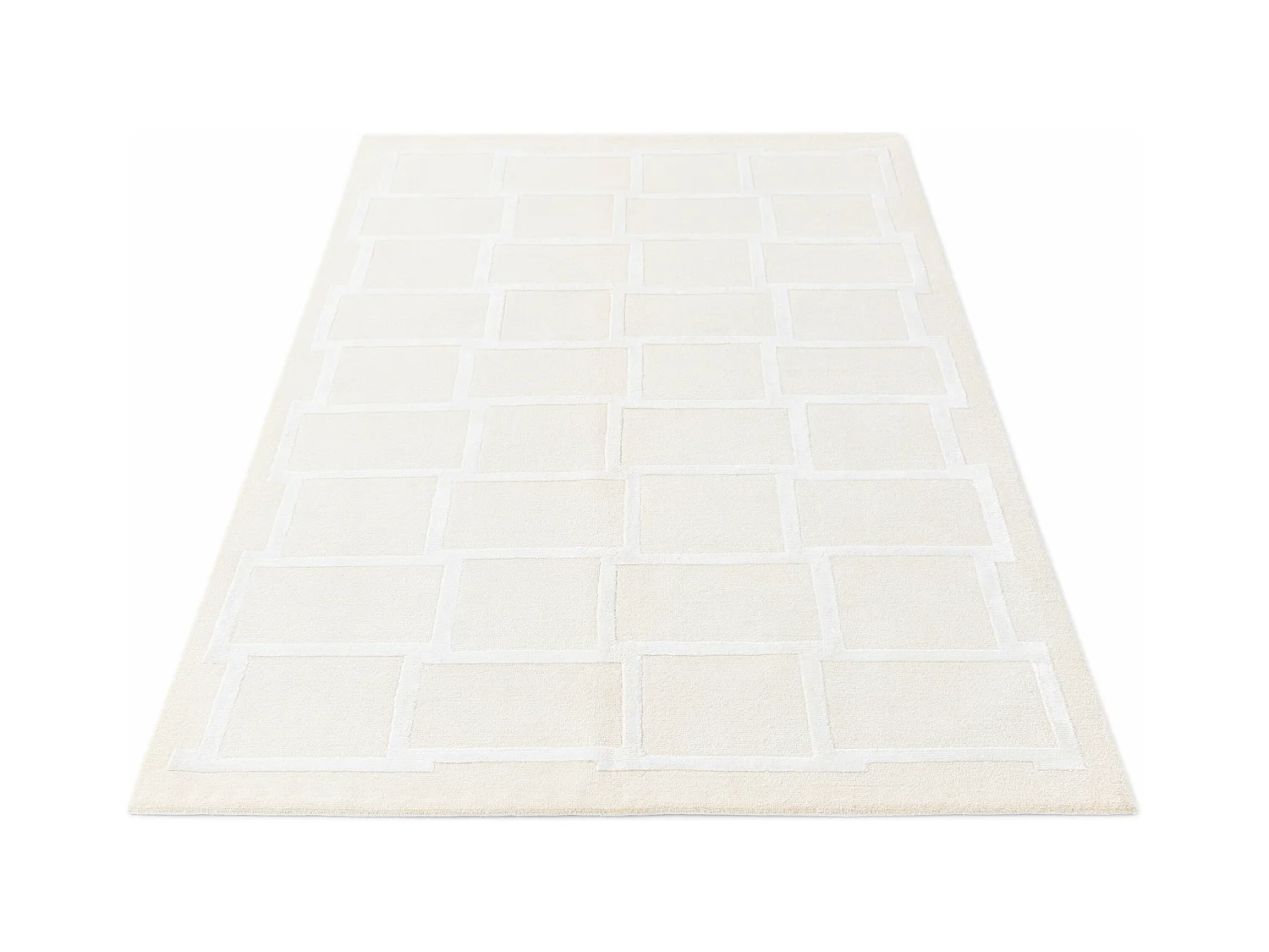 Wollteppich 119x183 Beige Darya