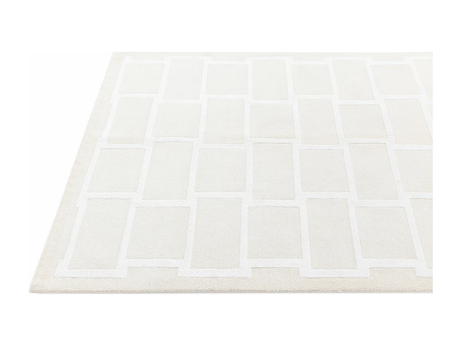 Tapis de laine 119x183 beige Darya