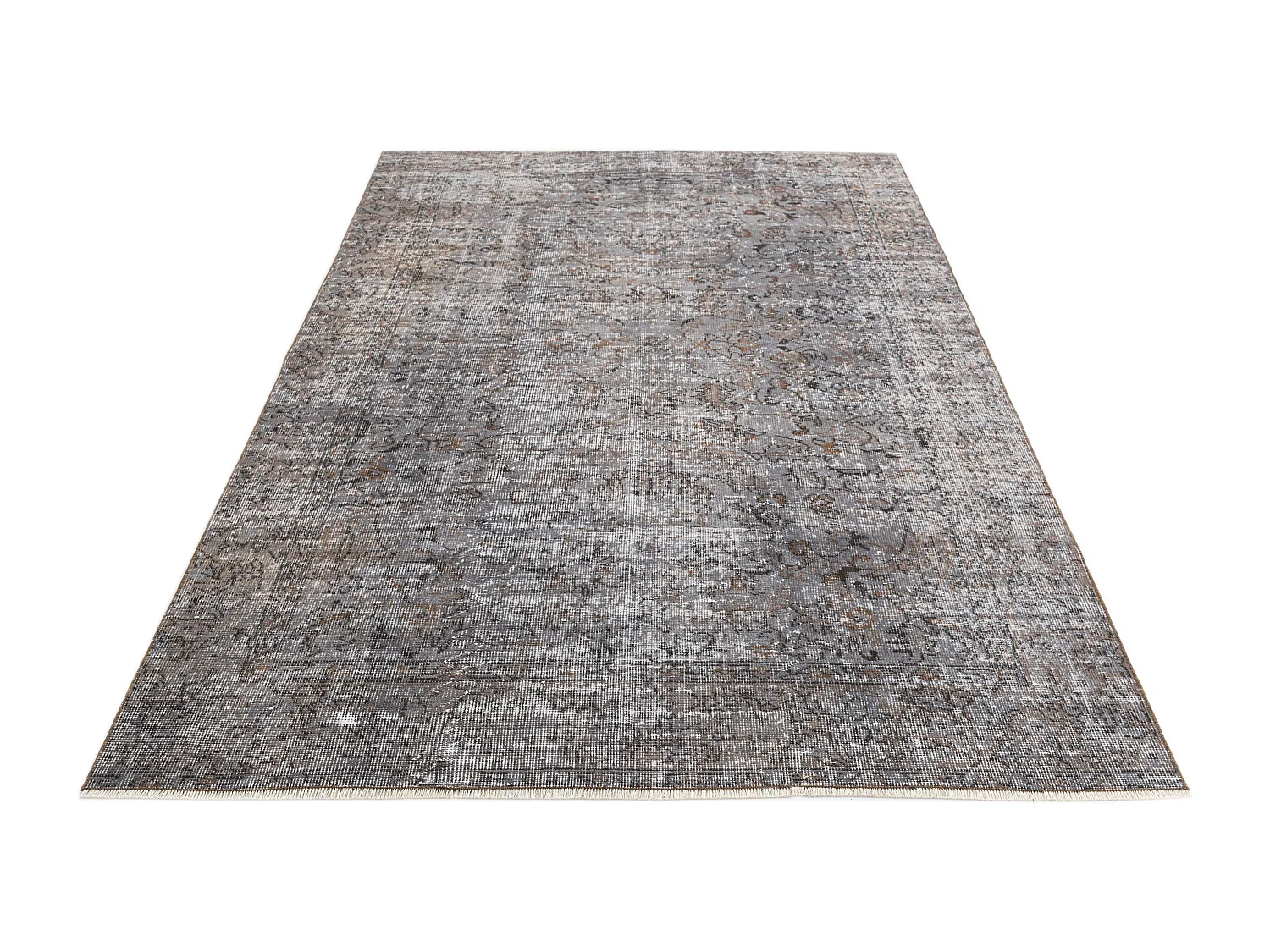 Tapis de laine 155x244 gris Ultra Vintage
