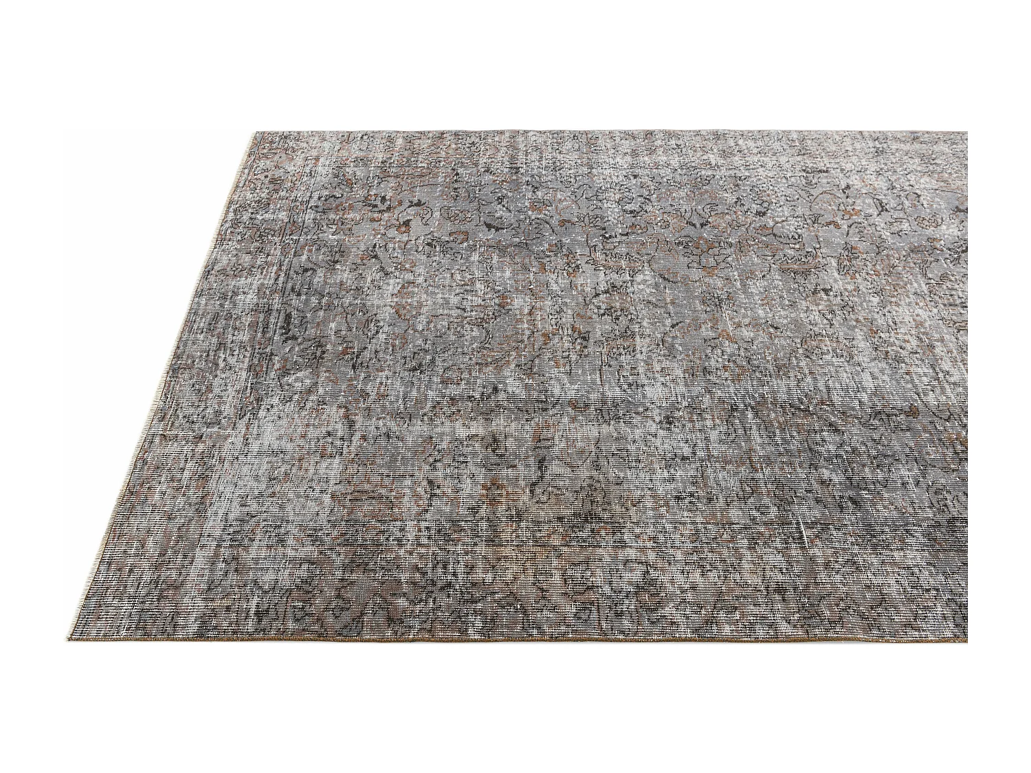 Tapis de laine 155x244 gris Ultra Vintage
