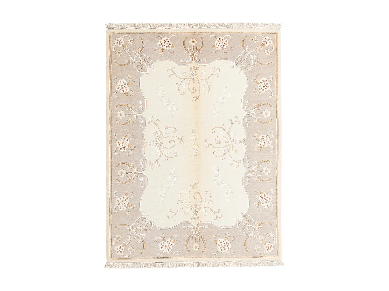 Tappeto in lana 150x201 beige Darya