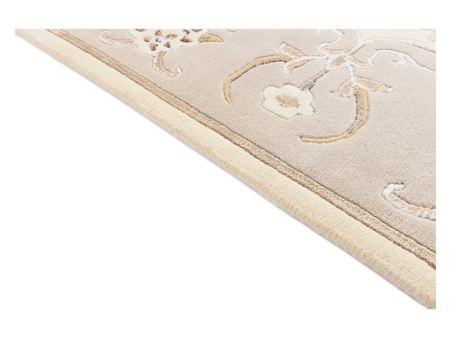 Wollteppich 150x201 Beige Darya