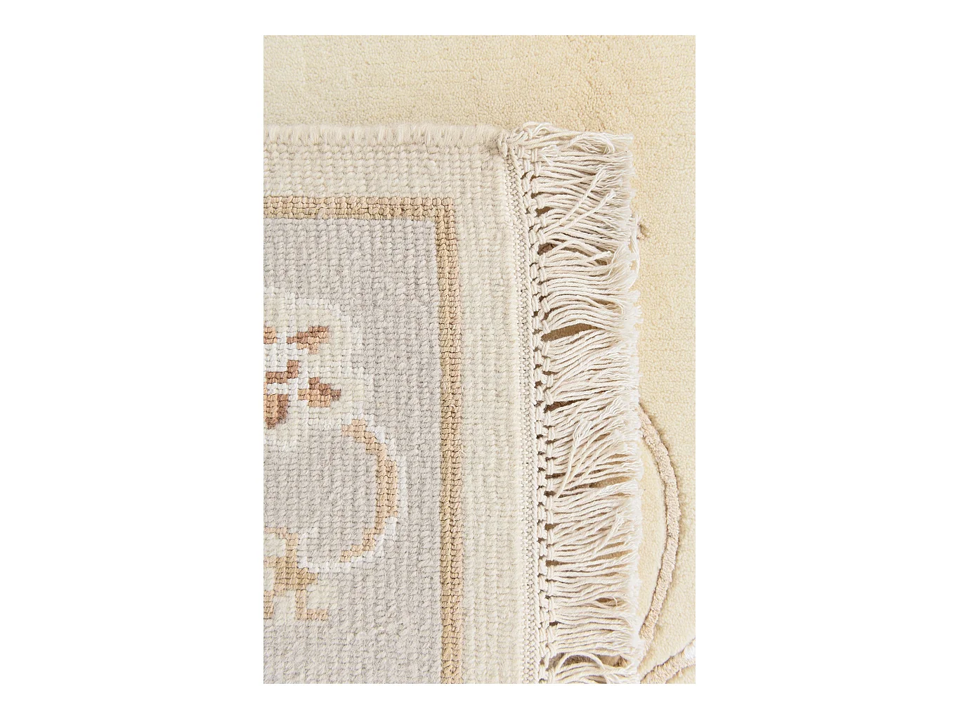 Wollteppich 150x201 Beige Darya