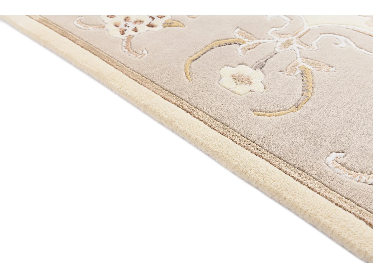 Tapis de laine 150x201 beige Darya
