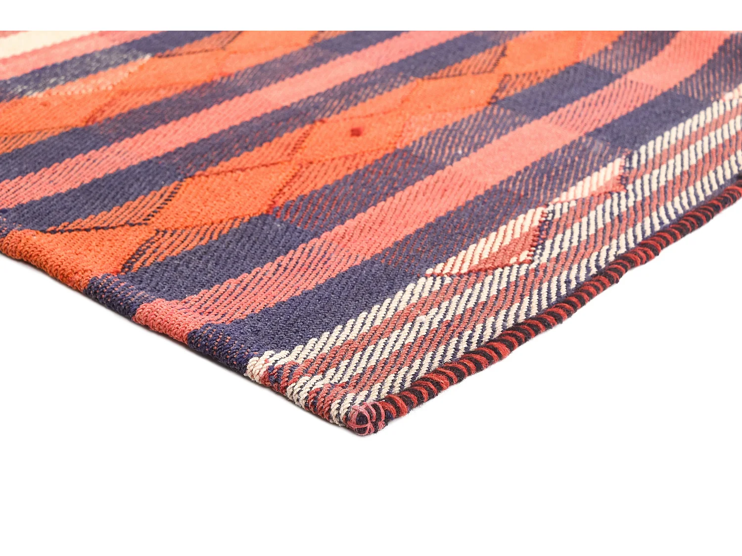 Tapis de laine 145x160 rouge Jajim