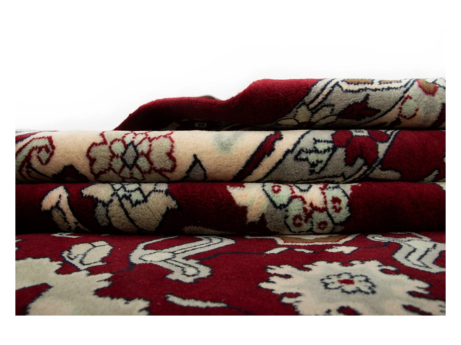 Tapis de laine 250x310 rouge Tabriz