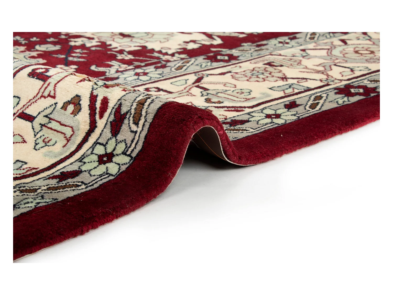 Tapis de laine 250x310 rouge Tabriz