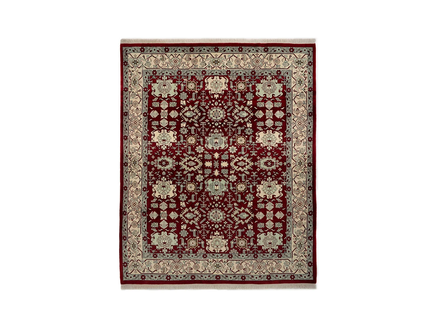 Tapis de laine 250x310 rouge Tabriz