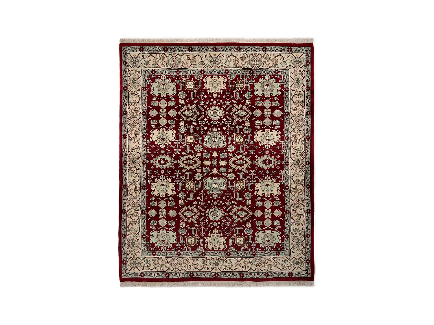 Tapis de laine 250x310 rouge Tabriz