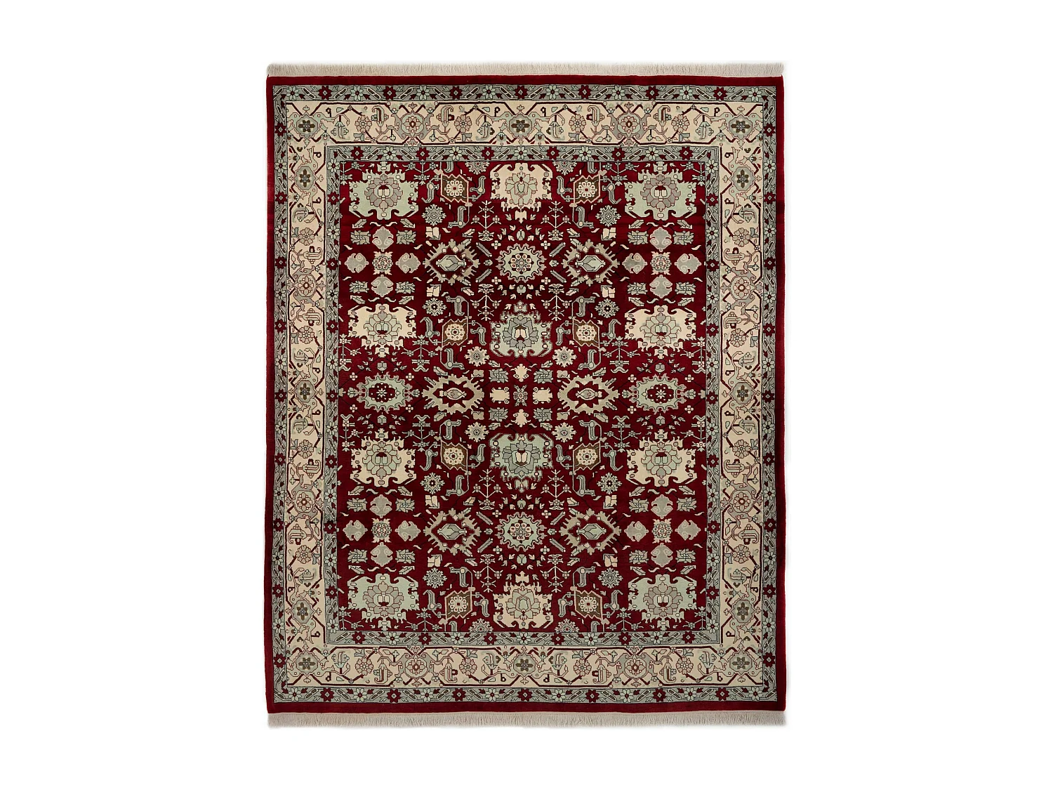 Tapis de laine 250x310 rouge Tabriz