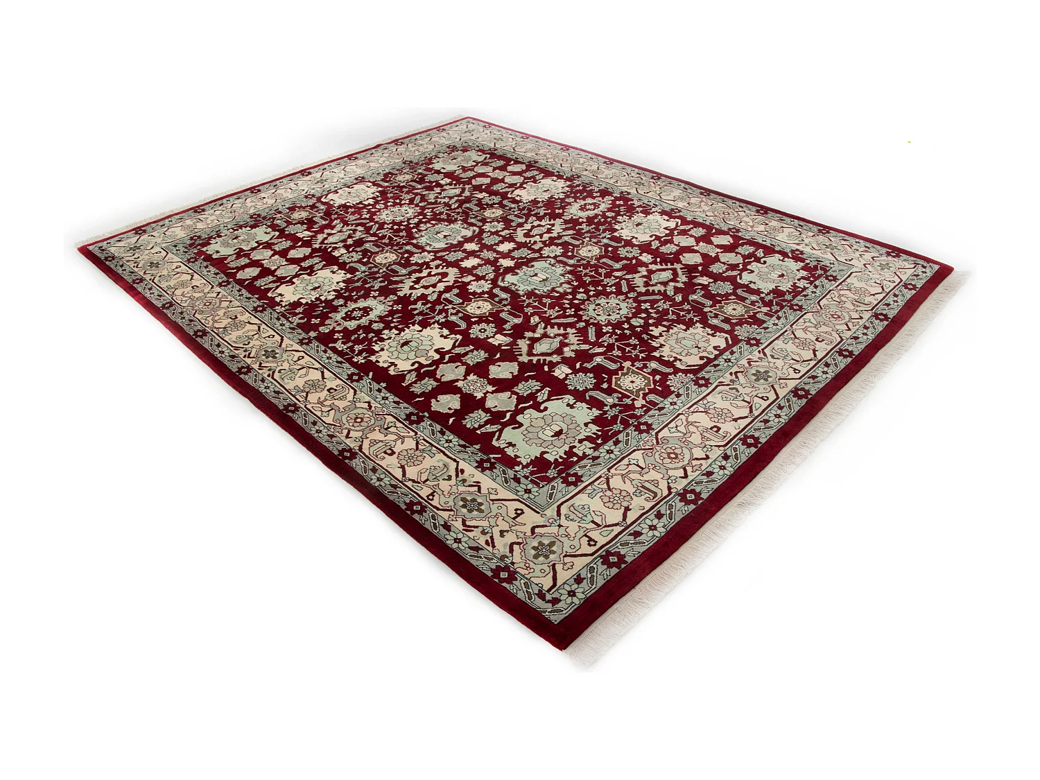 Tapis de laine 250x310 rouge Tabriz