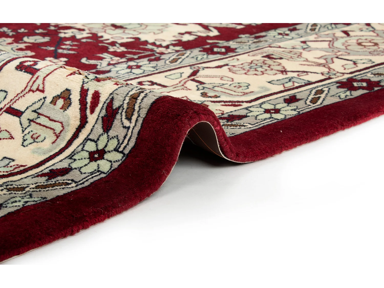 Tapis de laine 250x310 rouge Tabriz