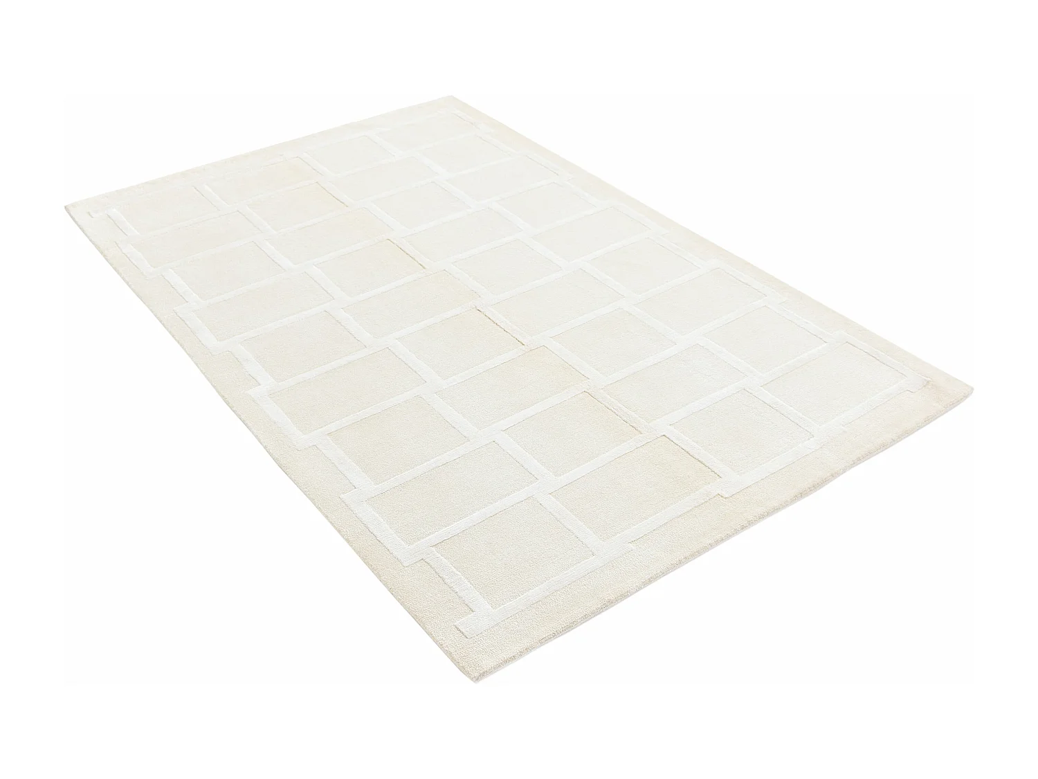 Tapis de laine 119x180 beige Darya