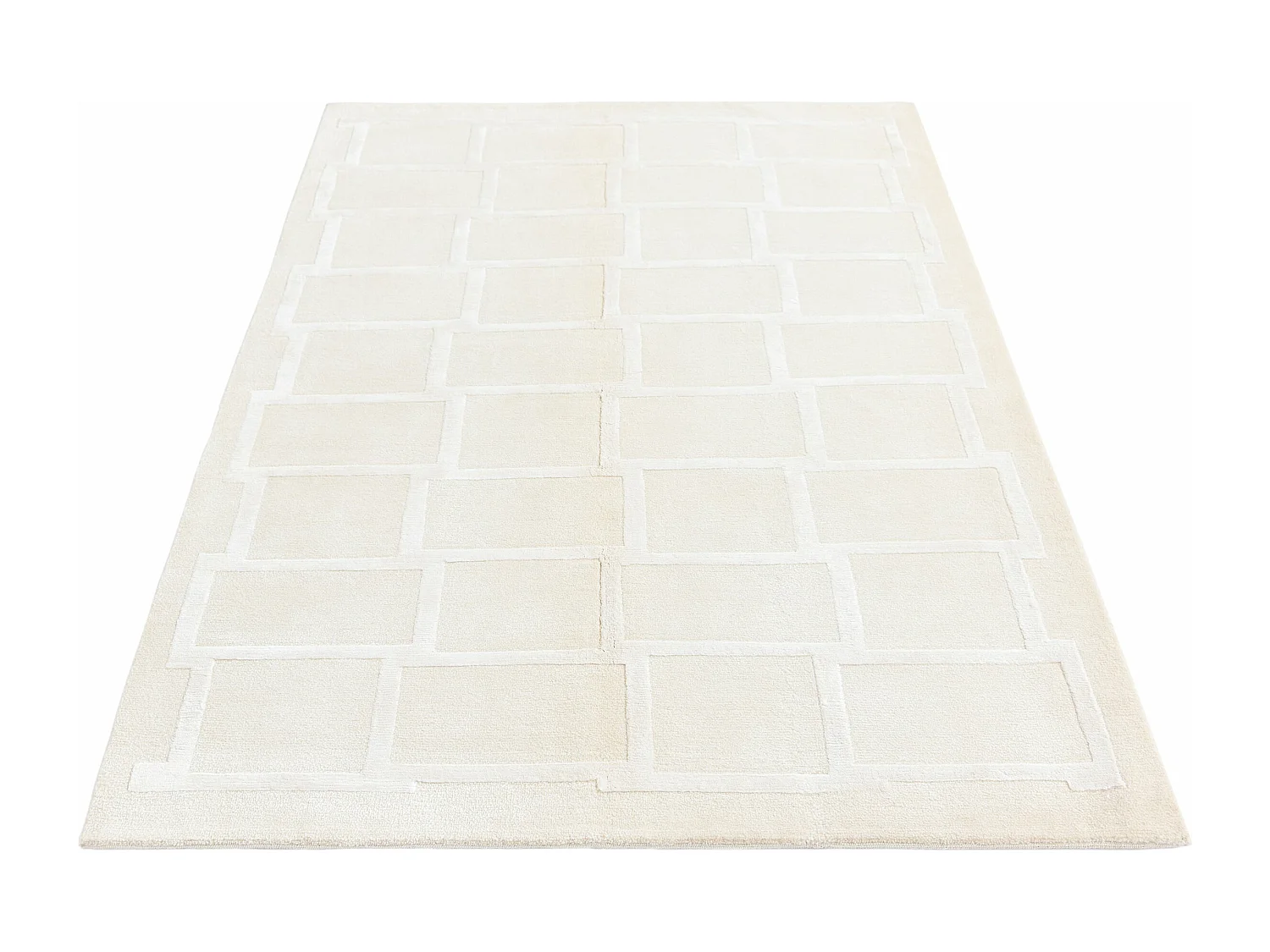 Tapis de laine 119x180 beige Darya