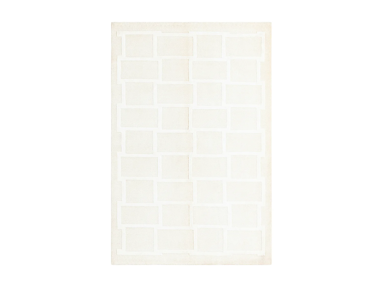 Tapis de laine 119x180 beige Darya