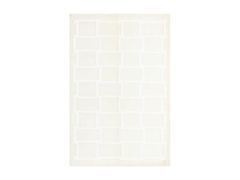 Tapis de laine 119x180 beige Darya