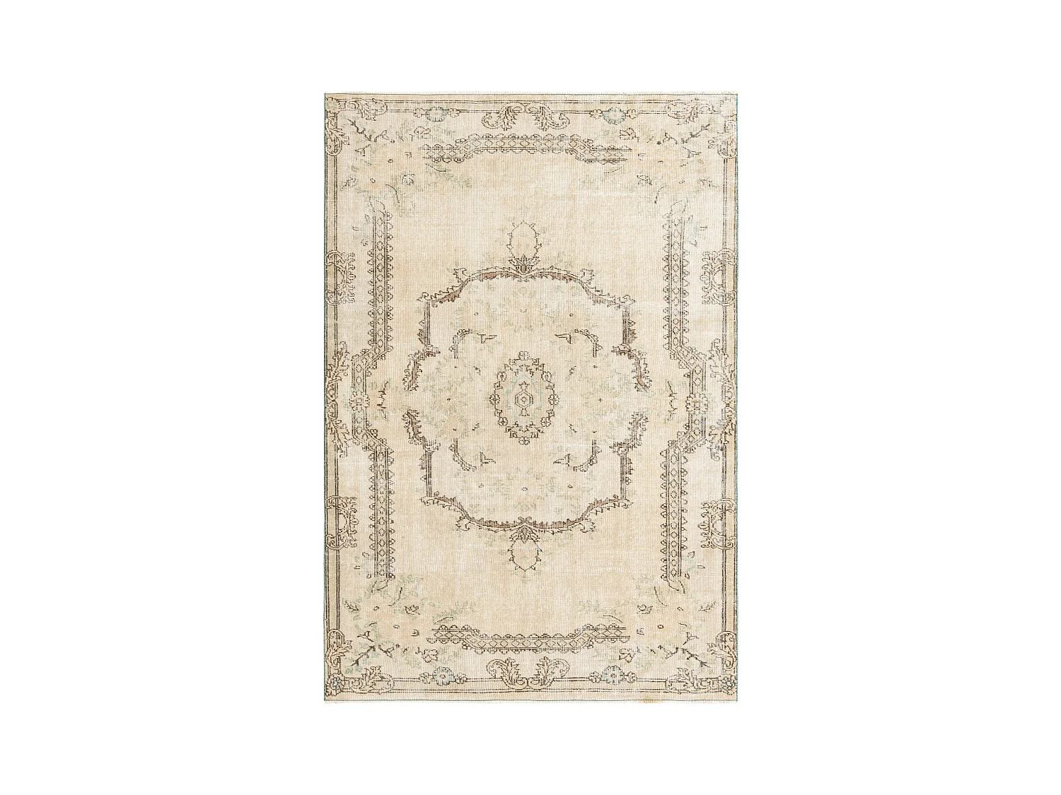Tapis de laine 160x239 brun Ultra Vintage