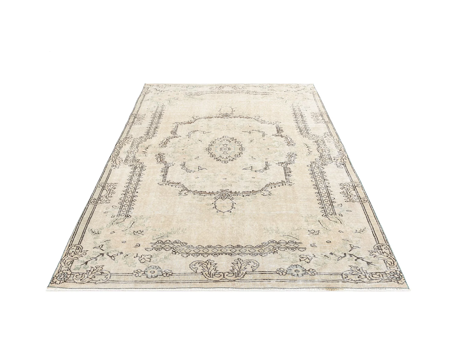 Tappeto in lana 160x239 marrone Ultra Vintage