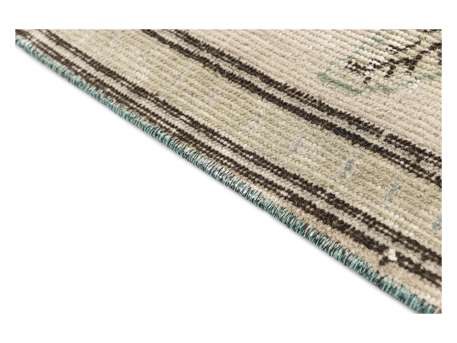 Tappeto in lana 160x239 marrone Ultra Vintage
